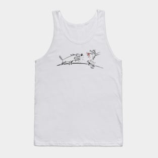 Dog biting the hand that feeds it Tank Top